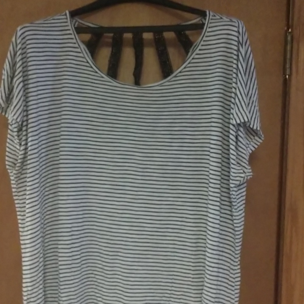 Lane Bryant stripped shirt